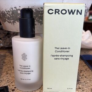 Crown Leave-In Conditioner in White Bottle